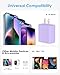AISNI Fast Charger Block for iPhone 14 13 12 with 10 Foot Fast Charging Cable,MFi-Certified, 20W PD USB C i-Phone Charger 10 ft Compatible with iP14 Plus/14/13/12/11 Pro Max/XSMax (2-Pack Purple)