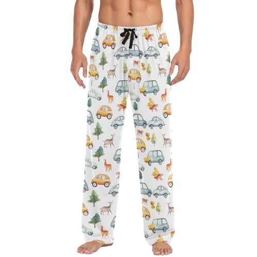 Pantalon de pyjama pour homme ample résolvant l'inconfort nocturne S-XXL