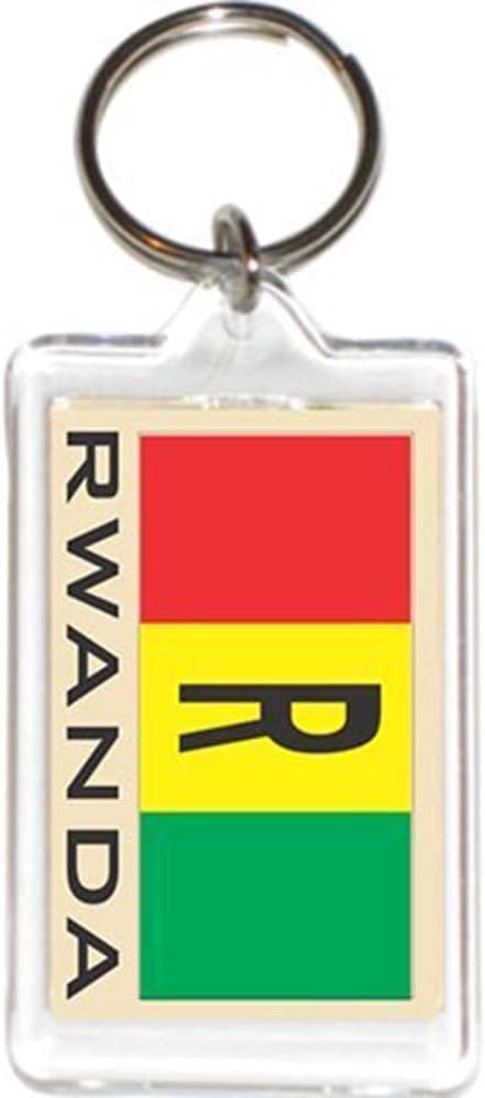 Acrylic KeyChains KeyRings Holders - Asia & Africa Grp 3 image 2