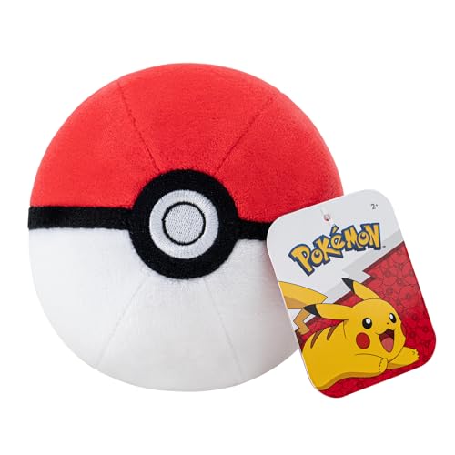 Pokémon PKW3539-12.5 cm Plüsch - Pokéball, offizielles Plüsch