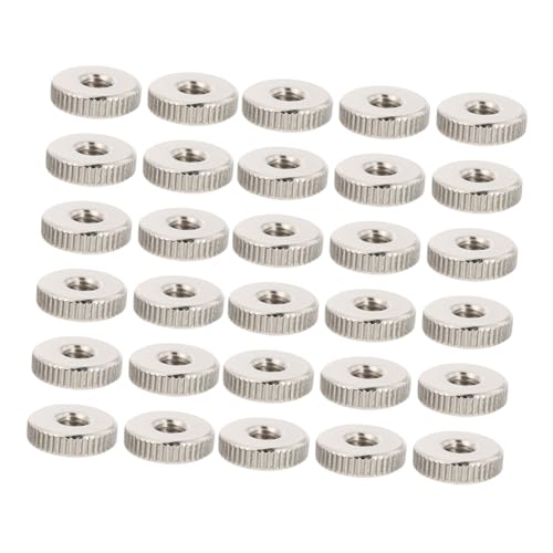 OSOLADY Knurled Thumb Nuts Connector 30pcs Lock Adjusting Nuts Smooth Appearance Easy Installation