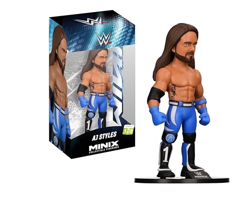 MINIX - Sports #123 - WWE - AJ Styles - Figurine à Collectionner 12 cm