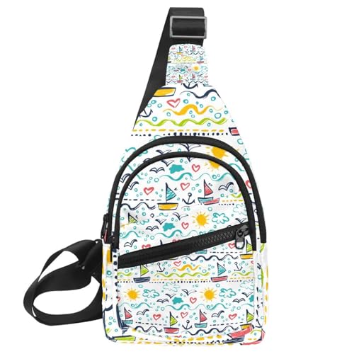 Mochila bandolera para hombres y mujeres ideal para viaje y senderismo ligero