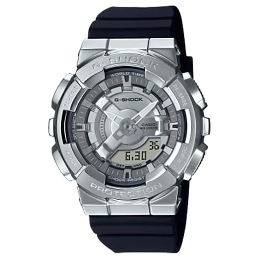 CASIO G-SHOCK Reloj Analógico-Digital para Mujeres de Cuarzo con Correa en Plástico GM-S110-1AER
