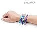 JEWELRIESHOP 12 Pcs Friendship Bracelets Zipper Bracelets Assorted Mixed Color