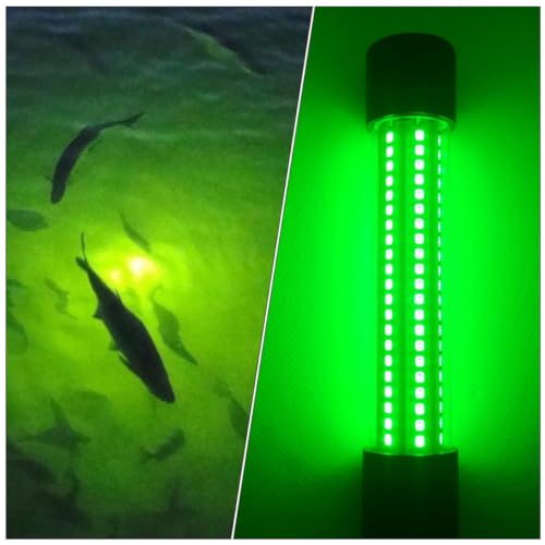 Luz verde de pesca sumergible 13w NUOBESTY para atraer peces en redes 3