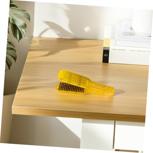 SMASOLO Peine alisador de cabello de doble cara, 3 piezas, con cerdas antiestáticas y resistentes al calor, desenredador para peluquería y uso doméstico, ligero y portátil para alisado rápido del cabello miniatura 7