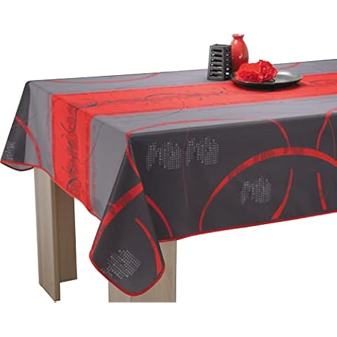 Nappe Anti-Taches Astrid Rouge Cover