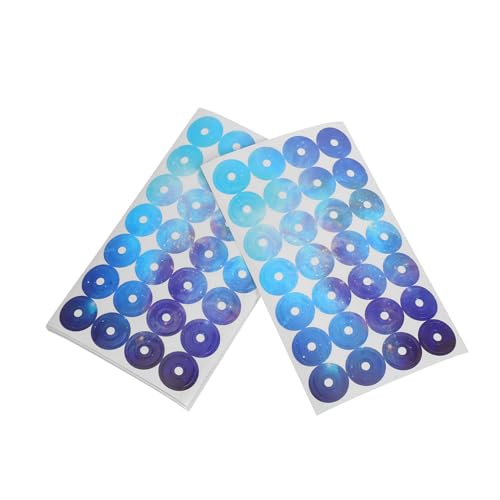 Gogogmee Self-Adhesive Page Hole Reinforcement Dots for Looseleaf Paper Tear-Resistant Repair Stickers for Binders Notebooks Calendars School and Office Use