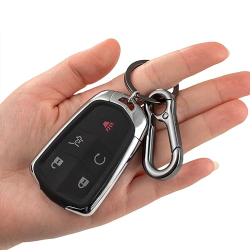 LABUYI 2 Stück Carabiner Schlüsselanhänger,Karabinerhaken Schlüsselanhänger,Schlüsselring mit Karabiner,Karabinerhaken Klein Schlüsselanhänger,Kleiner Karabiner,für Herren und Damen,Schwarz