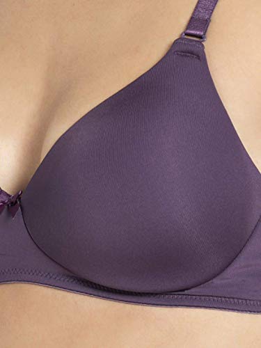 Image of Jockey 1819 Women's Wirefree Padded Microfiber Nylon Elastane Stretch Full Coverage Multiway Styling T-Shirt Bra with Magic Under