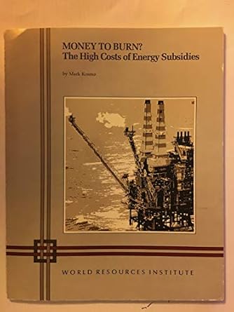 Money to Burn?: The High Costs of Energy Subsidies