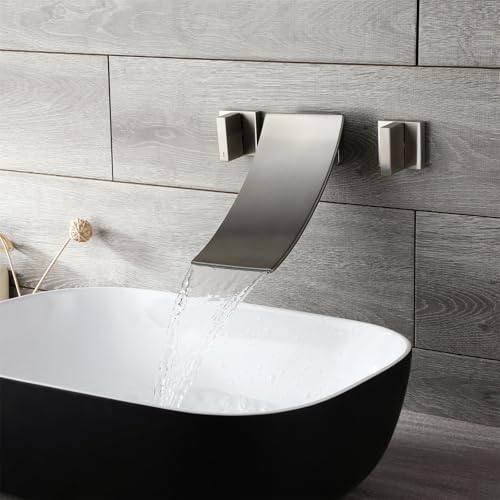 Grifo de baño de cascada para eliminar salpicaduras en el mueble 5