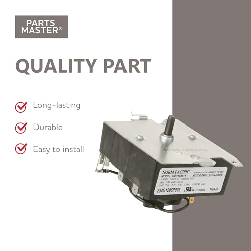 Image of Parts Master Replacement for GE /Hotpoint Dryer Timer - WE04X20415, PS9491767, AP5805477 - Hotpoint /GE Appliance Dryer Timer - 1-Year Limited Warranty