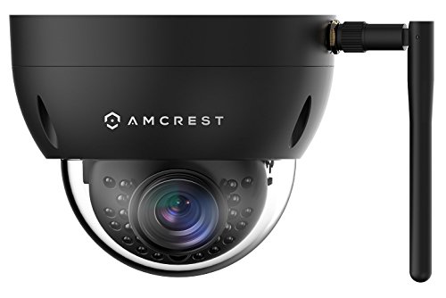 Amcrest Prohd Fixed Outdoor 3-Megapixel (2304 X 1296P) Wi-Fi Vandal Dome Ip Security Camera - Ip67 Weatherproof, Ik10 Vandal-Proof, 3Mp (1080P/1296P), Ip3M-956B (Black) (Renewed) #TOP2