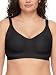 Warner's Women's Easy Does It No Bulge Wire-Free Bra, Rich Black, L