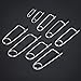 8/6/4 /2PCS Steel Brooch Shape Cotter Safety Pins, Spring Pin Quick Lock Brooch Locking Fastener for Farm Lawn Garden Hitch -6Sizes (Size: 5*110*43mm/0.20*4.33*1.69inch 4PCS/Set)