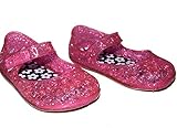 Pink Jelly Sandals Shoes Girls Infant Toddler Mary Jane Style Glitter (3 (5 inches))