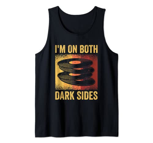 Image of LP Collectors Collection I'm On Both Dark Sides Vinyl DJ Tank Top