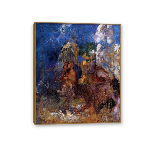 Centaures Odilon Redon Tableau Toile Déco pour Mur Vide Salon