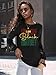 HQP Black History T Shirts for Women: Black History Month Long Sleeve African American Freedom Casual Tops