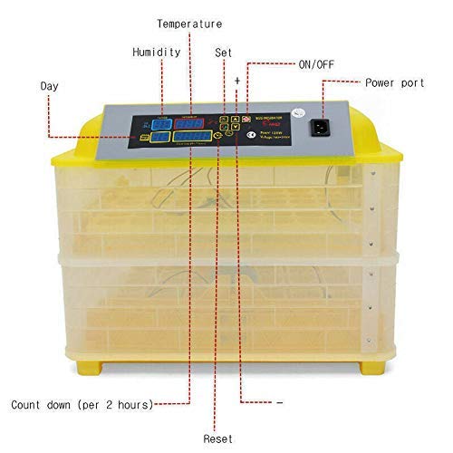 XuanYue Vollautomatische Eierinkubator Inkubator Brutmaschine Digital 112 Eier Inkubatoren Drehen Huhn Eingebaute Eier… – Bild 7