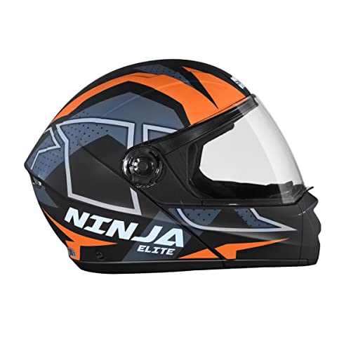 Image of STUDDS Ninja Elite Super D6 FLIP-UP Full FACE Helmet N10 MATT Black-M