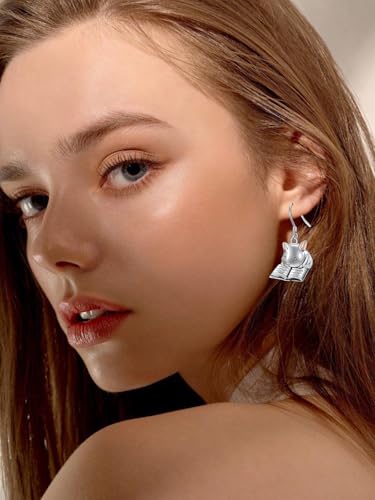 Boucles d'oreilles bouledogue français argent pour look mignon