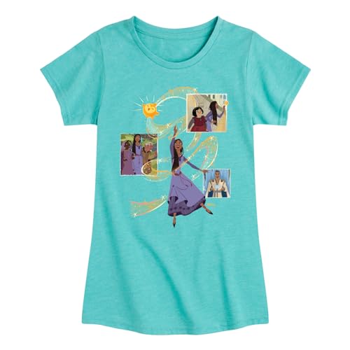 Disney Wish - Asha and Friends - Toddler & Youth Girls Short Sleeve Graphic T-Shirt
