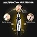 Nose Hair Trimmer for Men Women, POPPYO 2019 Professional Nose, Ear Hair Trimmer Clipper, Waterproof Stainless Steel Blade, Wet/Dry, Battery-Operated, All in 1 Hair Remover Set