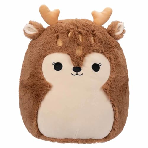 Jazwares 12 inch Dawn Brown Fawn Fuzzamallow Officially Licensed Kellytoy Plush Toy Colorful Soft Gift for Kids Girls & Boys Washable Squishy Stuff Toy Multicolor All Age