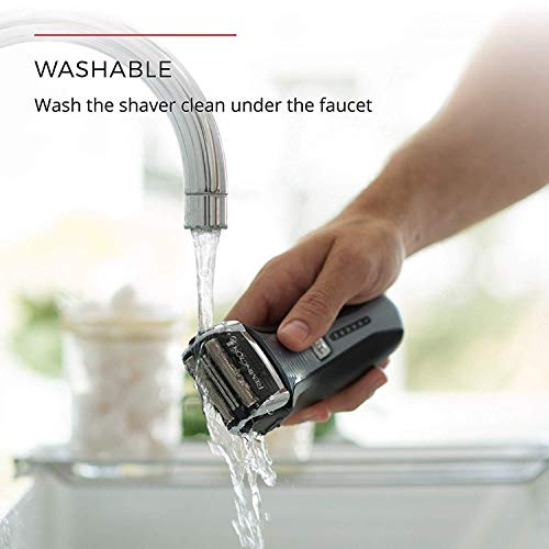 Remington F5-5800, Power Series Inercept Cutting Foil Razor/Men's Shaver With Spf-300 Screens & Cutters, Pivot & Flex Technology, And Stainless Steel Blades - Bundle #TOP6