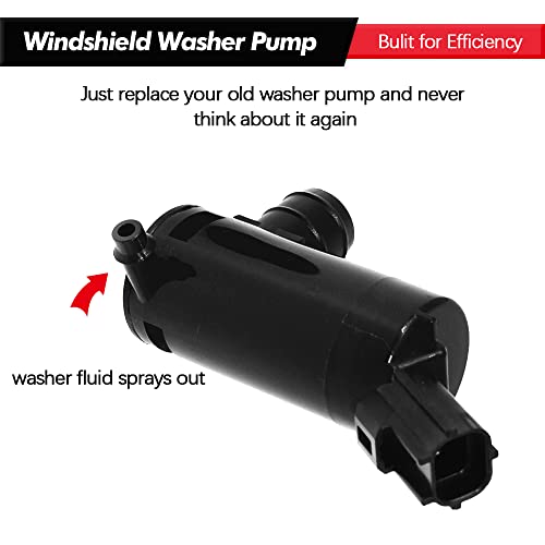 A Abigail A75008WP Windshield Washer Pump W/Grommet Replacement thumb #2