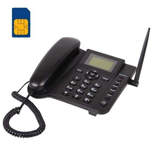 Bw 2.4'' Wireless Quadband Gsm Classic Desk Telephone Telephone Handset For Business Or Family (Especially For Older Folk) - Black #TOP1