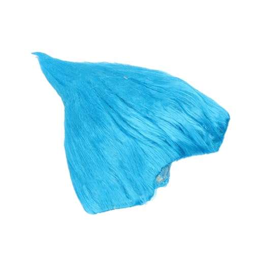 Peluca de K-silk forma de llama cómoda para mascaradas