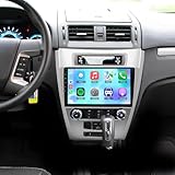 10 Inch Android 13 Double Din Car Stereo for Ford Fusion Mondeo 2010-2012 Touchscreen Car Audio Receiver w/Wireless Carplay Android Auto GPS Navigation Bluetooth WiFi SWC BT Backup Camera Mic, 2+32G