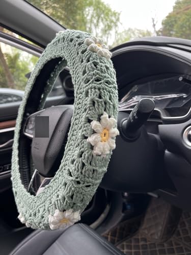 YDMZZB Crochet Daisy Car Steering Wheel Covers...