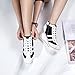 MEJORMEN Wedge Sneakers for Women, High Heel Platform High Top Canvas Shoes Lace up Zipper Fashion Sneakers for Walking, Casual