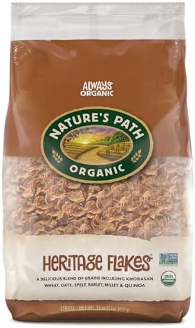 Nature's Path Organic Heritage Flakes® Cereal, 32 oz (Pack of 6)