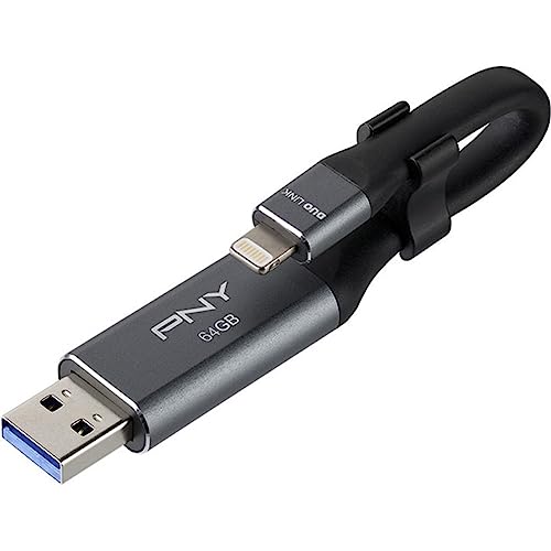 Pny P-FDI64GLA02GC-RB 64Gb Duo Link Ios Usb 3.0 Otg Flash Drive thumb #7