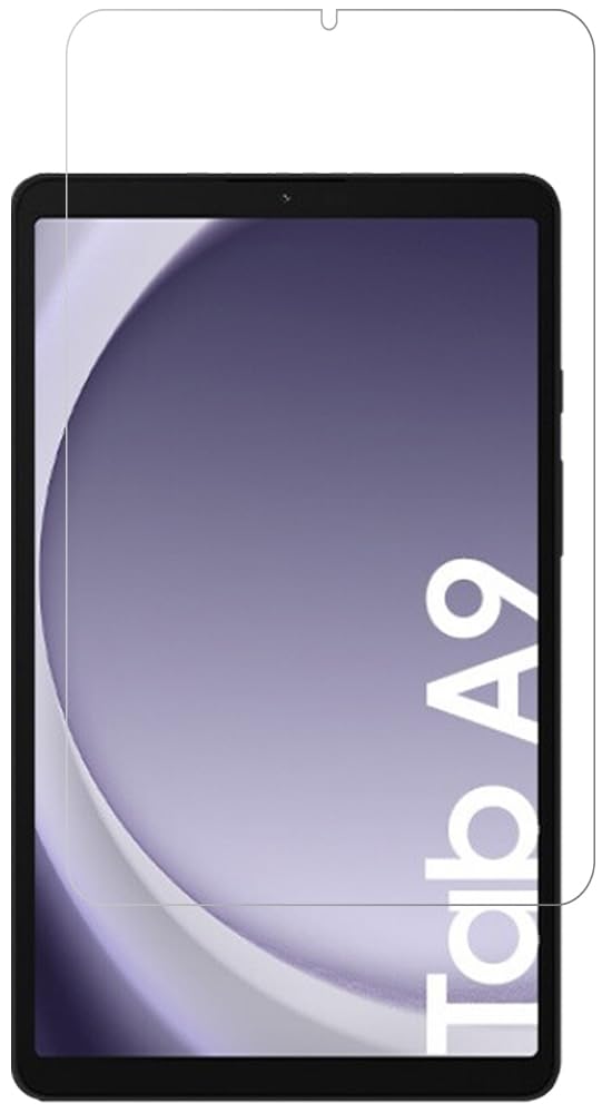 Al-HuTrusHi Screen Protectors compatible with Samsung Galaxy Tab A9, 9H hardness, anti-scratch, anti-oil, anti-bubbles, 2.5D round edge, transparent For Samsung Galaxy Tab A9