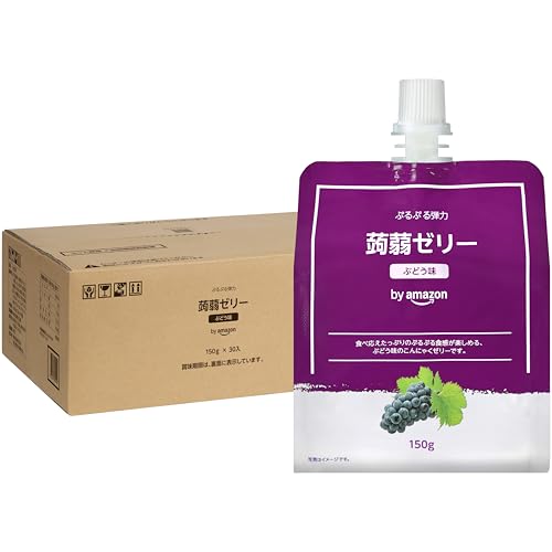 by Amazon 蒟蒻ゼリー ぶどう味 150g x 30個