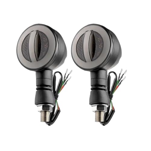 Clignotants LED pour motos multifonction 3 couleurs étanche pour sécurité de nuit