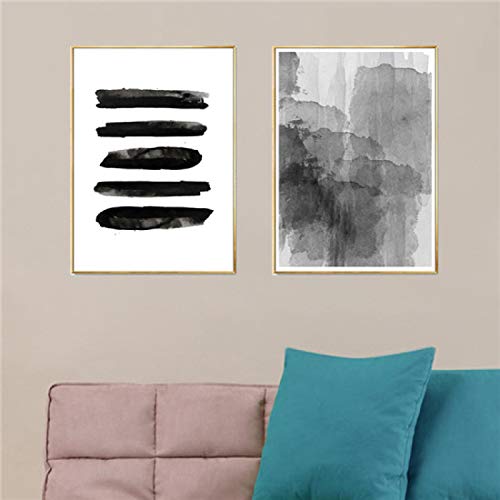 Affiche et impressions sur toile paysage noir et blanc déco salon moderne