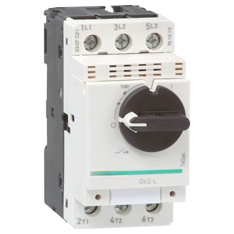 Disyuntor de motor GV2L22 con alta capacidad de corte para cuadros eléctricos