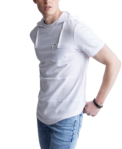 Buffalo David Bitton Men's Short Sleeve French Terry Hoodie2