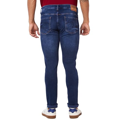 Image of Spykar Men's Skinny Fit Low-Rise Casual Jeans