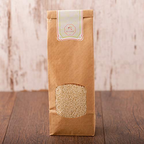 süssundclever.de® | Bio Sesam, geschält | weiß | 1 kg | plastikfrei und ökologisch-nachhaltig abgepackt