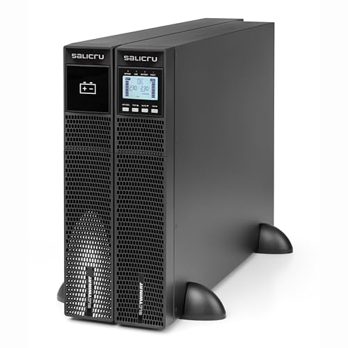 Salicru SLC Twin RT2 SAI On-Line Doble conversión Torre/Rack de 8000 VA con FP=1 - Fuente de alimentación Continua (UPS) (8000 VA, 8000 W, 110 V, 300 V, 50/60, 4%)