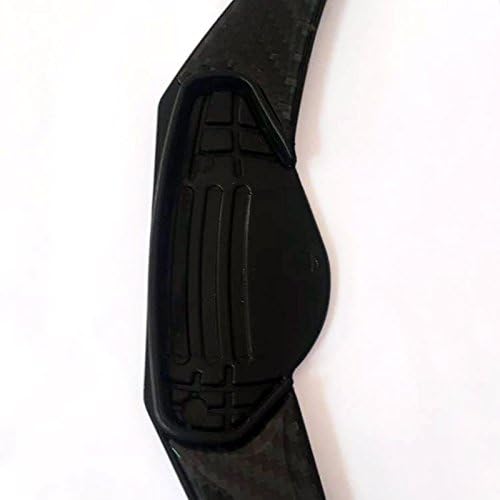 ITrims for Land Rover Discovery 5 (L462) 3rd Generation 2017 2018 2019 Car Accessories Interior Center Console Wheel Button Cover Paddle Shifters Cover Trim 2PCS Carbon Fiber